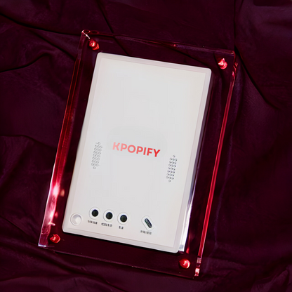 7寸 - KPOPIFY電子海報 (即插即用）- RED